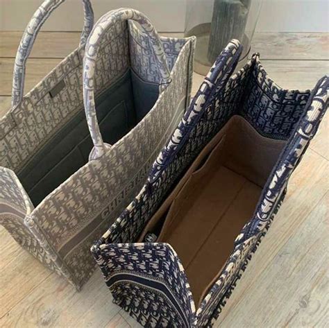 inside of dior tote bag